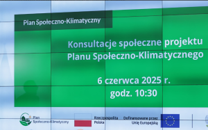 Miniaturka artykułu KONSULTACJE PUBLICZNE PROJEKTU PLANU SPOŁECZNO-KLIMATYCZNEGO