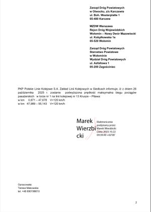 Miniaturka artykułu Podwyższenie prędkości biegu pociągów