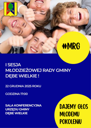 Miniaturka artykułu Pierwsza sesja Młodzieżowej Rady Gminy Dębe Wielkie – już 22 grudnia