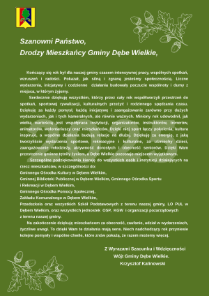 Miniaturka artykułu Życzenia Noworoczne