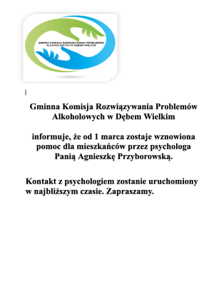 Miniaturka artykułu Wznowienie pomocy psychologa